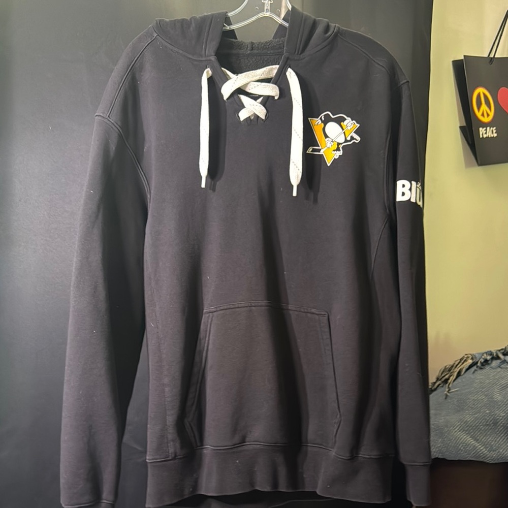 Sport-Tek Black Pittsburgh Penguins Hoodie Casual Wear